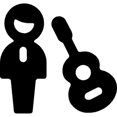 Concert Guitarist Icon from Ultimate Bold Set