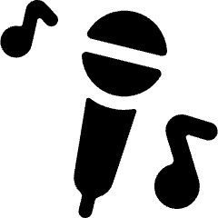 Concert Sing Icon from Ultimate Bold Set