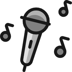 Concert Sing Icon from Ultimate Colors Set