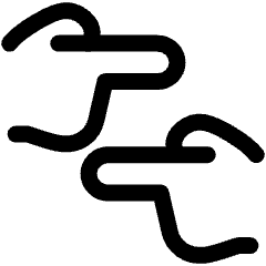 Fingers Point Opposite Direction Icon from Ultimate Regular Set