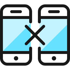 Connect Device Cancel 1 Icon from Ultimate Colors Set