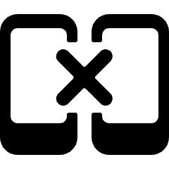 Connect Device Cancel Icon from Ultimate Bold Set
