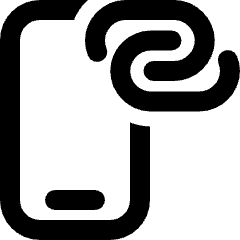 Personal Hotspot Connection Mobile Phone Icon from Ultimate Bold Set