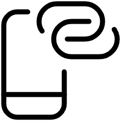 Personal Hotspot Connection Mobile Phone Icon from Ultimate Light Set