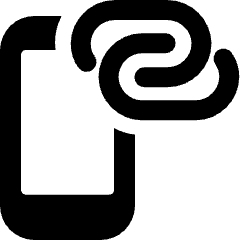 Personal Hotspot Connection Mobile Phone Icon from Ultimate Bold Set