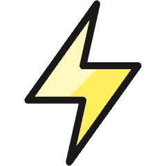 Flash 1 Icon from Ultimate Colors Set