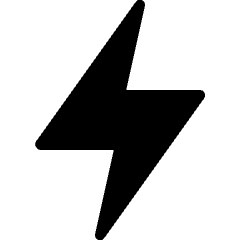 Flash 1 Icon from Ultimate Bold Set