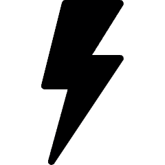 Flash Icon from Ultimate Bold Set