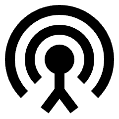 Antenna Settings Icon from Sharp Solid Set