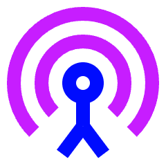 Antenna Settings Icon from Sharp Neon Set