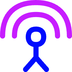 Antenna Settings Icon from Flex Neon Set