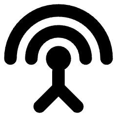 Antenna Settings Icon from Core Solid Set