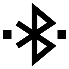 Bluetooth Connected Icon from Sharp Line Set