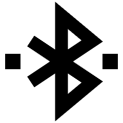 Bluetooth Connected Icon from Sharp Solid Set