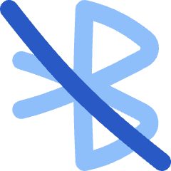 Bluetooth Disabled Icon from Flex Flat Set
