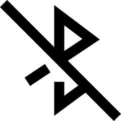 Bluetooth Disabled Icon from Sharp Line Set