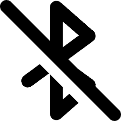 Bluetooth Disabled Icon from Core Solid Set