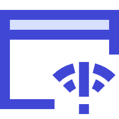 Browser Error Icon from Sharp Duo Set