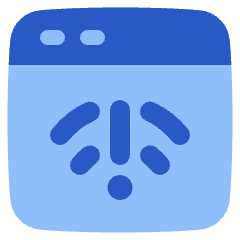 Browser Error Icon from Plump Flat Set