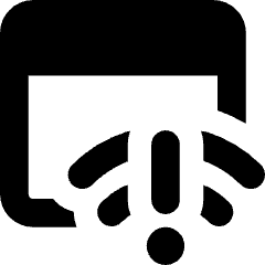 Browser Error Icon from Core Solid Set