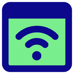 Browser Wifi Icon from Core Pop Set