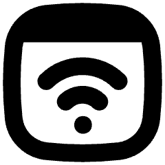 Browser Wifi Icon from Flex Solid Set