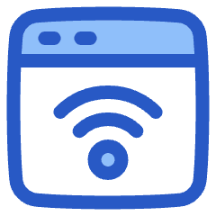 Browser Wifi Icon from Plump Duo Set