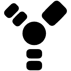 Cable Split Icon from Plump Solid Set