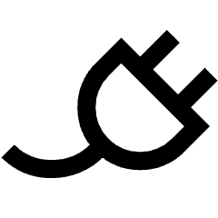 Connection Integration Plugin Icon from Sharp Line Set