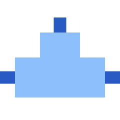 Connector Network 2 Icon from Sharp Flat Set