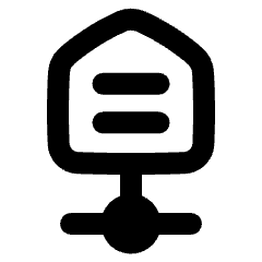 Data Warehouse Network Icon from Plump Remix Set