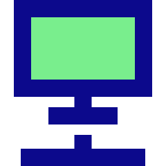 Desktop Network Connection Icon from Sharp Pop Set