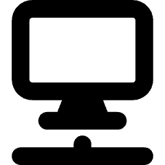 Desktop Network Connection Icon from Core Solid Set