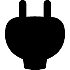 Electric Cord 1 Icon from Flex Solid Set