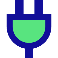 Electric Cord 1 Icon from Sharp Pop Set