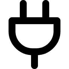 Electric Cord 1 Icon from Micro Line Set