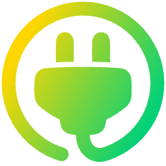 Electric Cord 3 Icon from Plump Gradient Set