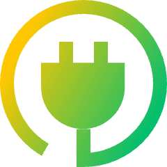 Electric Cord 3 Icon from Sharp Gradient Set