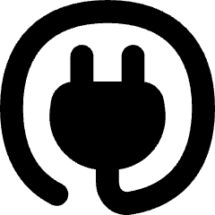 Electric Cord 3 Icon from Flex Solid Set