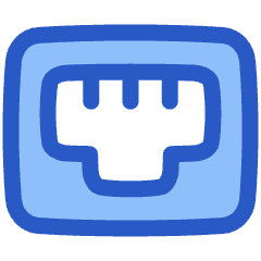 Ethernet Port Lan Icon from Plump Duo Set