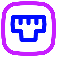 Ethernet Port Lan Icon from Flex Neon Set