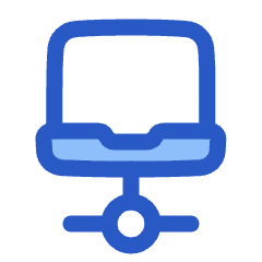 Laptop Network Connection Icon from Plump Duo Set