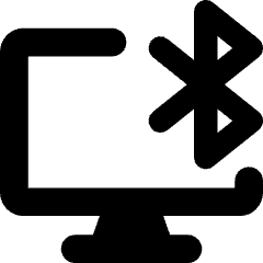 Monitor Bluetooth Icon from Core Solid Set