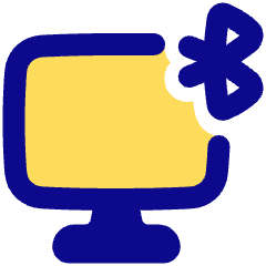 Monitor Bluetooth Icon from Plump Pop Set