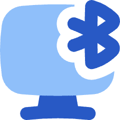 Monitor Bluetooth Icon from Flex Flat Set