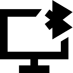 Monitor Bluetooth Icon from Sharp Remix Set