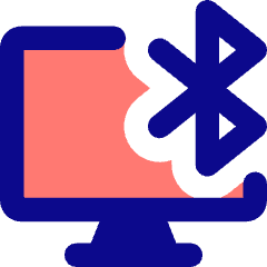 Monitor Bluetooth Icon from Core Pop Set