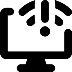 Monitor Error Icon from Core Solid Set