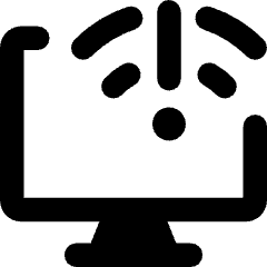 Monitor Error Icon from Core Remix Set