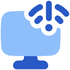Monitor Error Icon from Plump Flat Set